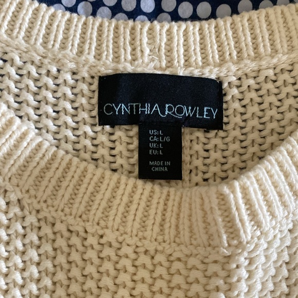Cynthia Rowley sweater with back buttons! - Picture 4 of 4